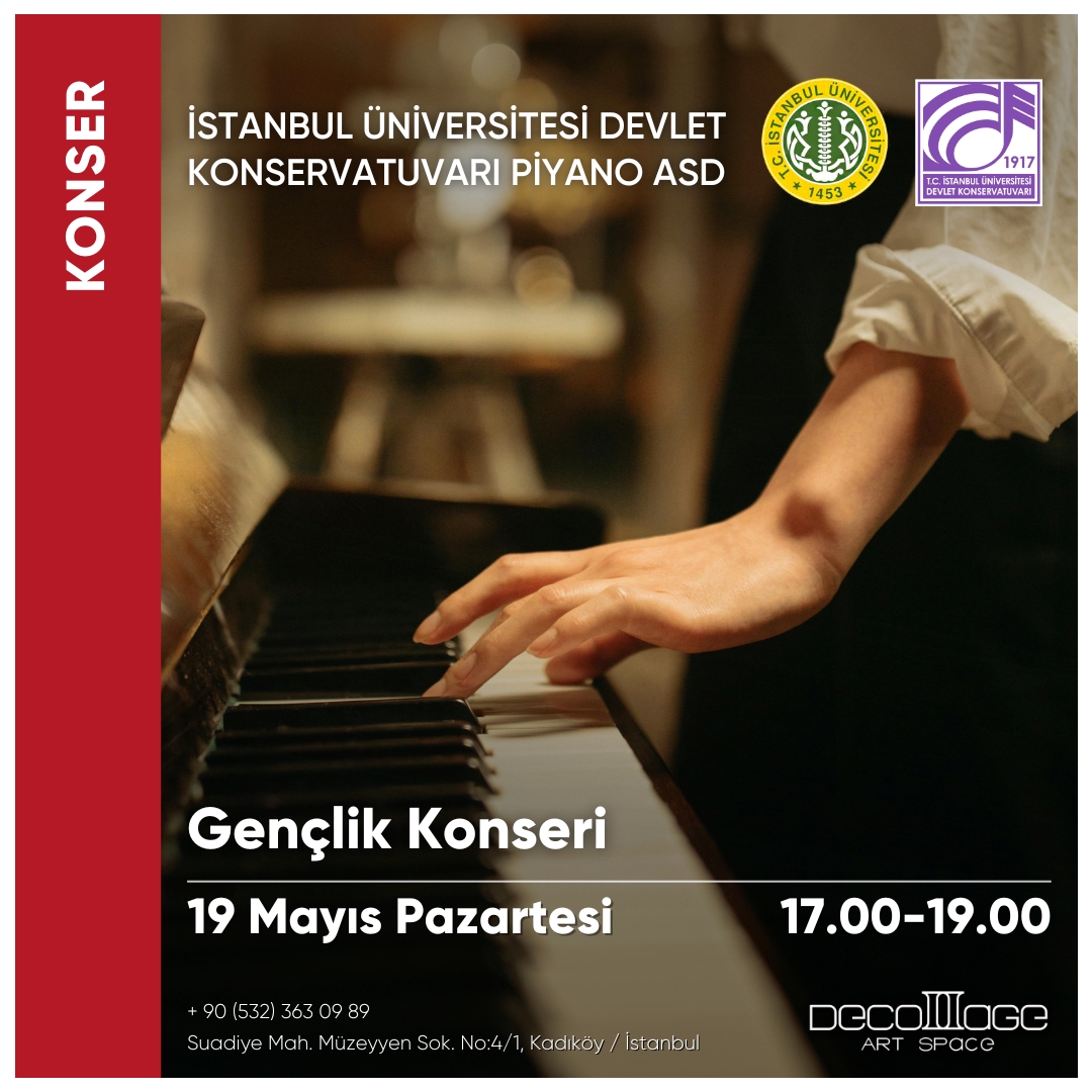 İstanbul Üniversitesi Devlet Konservatuvarı Müzik Ortaokulu ve Lisesi  Piyano Öğrencileri 19 Mayıs Konseri resmi
